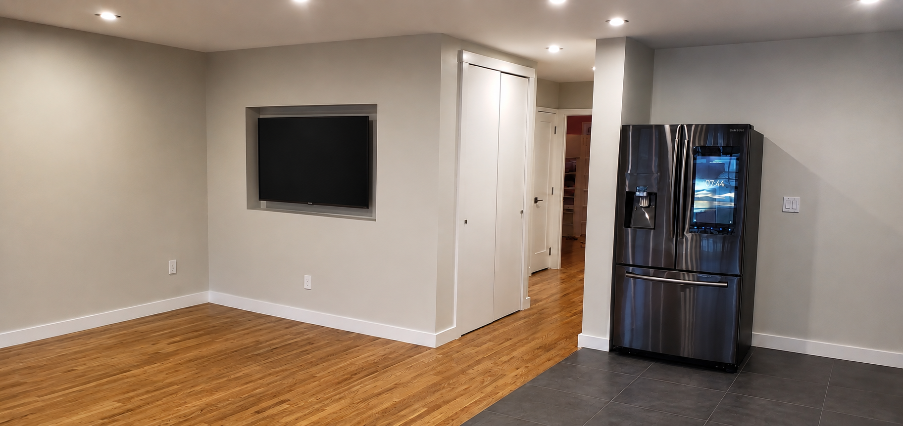 After — apartment fully painted