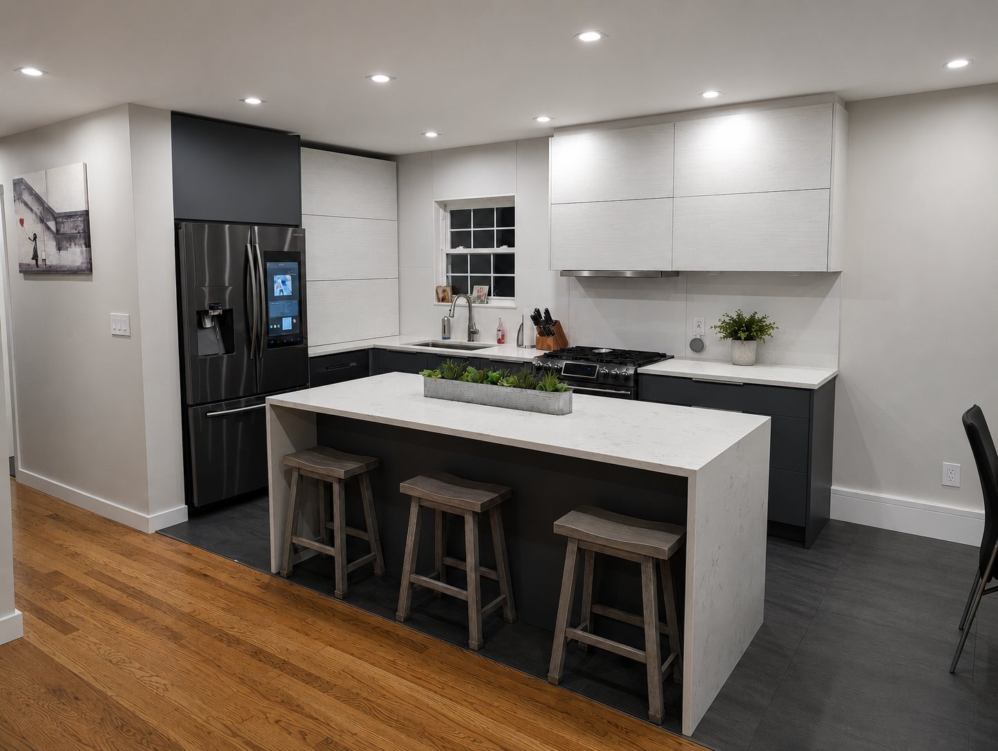 After — finished kitchen